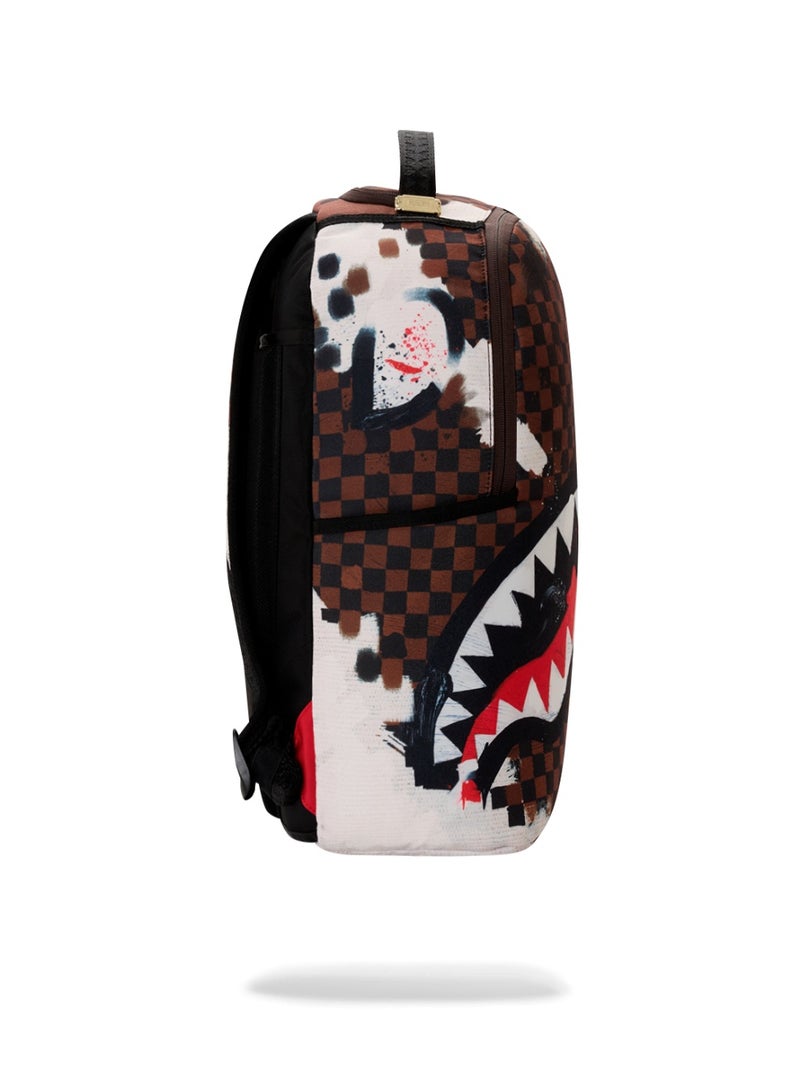 SPRAYGROUND SHARKS IN PARIS COTTON CANVAS PAINTED DLX-BACKPACK - Image 3