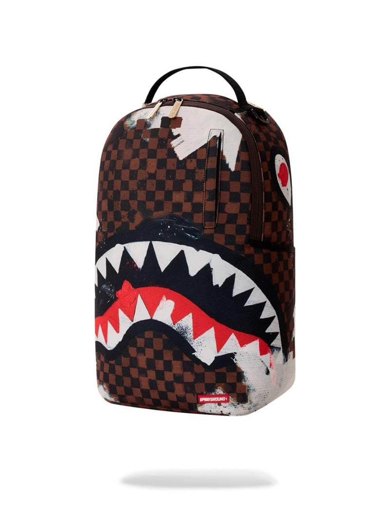 SPRAYGROUND SHARKS IN PARIS COTTON CANVAS PAINTED DLX-BACKPACK - Image 5