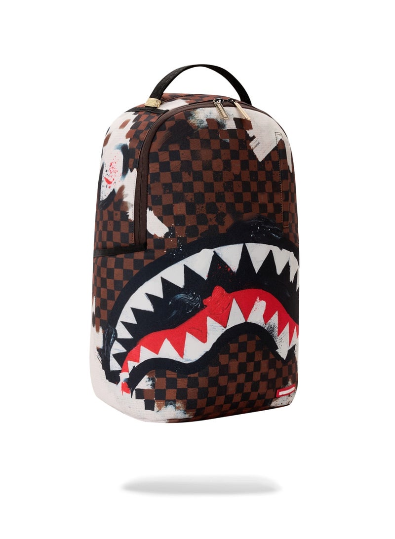 SPRAYGROUND SHARKS IN PARIS COTTON CANVAS PAINTED DLX-BACKPACK - Image 2