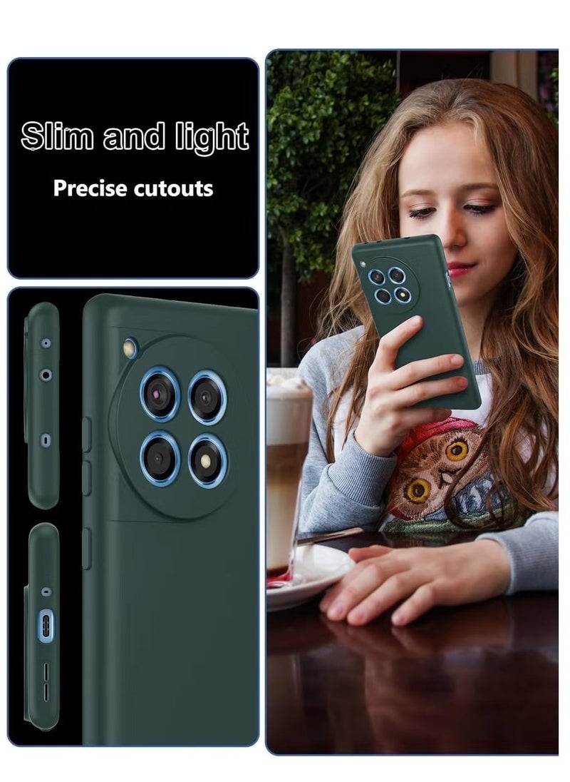 ELTRAZONE OnePlus 12R 2024 Liquid Gel Rubber Bumper Case | Soft Microfiber Lining Cushion | Slim Hard Shell Shockproof Protective Cover for OnePlus 12R 5G 2024 - Image 5