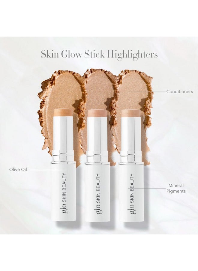 Glo Skin Beauty Skin Glow Stick Highlighter (Rosé)Powered By Hydrators Mineral Pigments & Mica For An Illuminated Glowclean Mineral Cream Highlighter  - Image 2