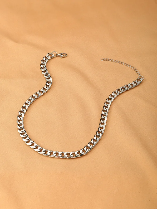 تايك تو Take Two Textured Chain Necklace