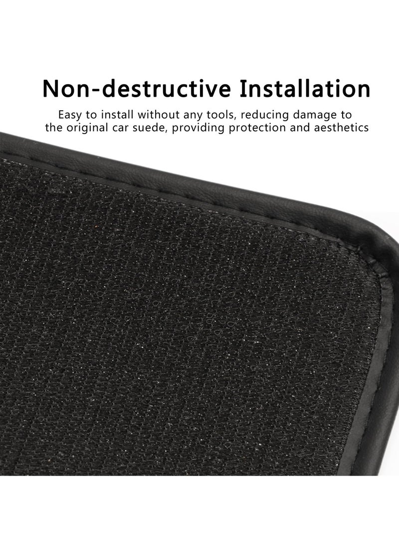 SYOSI Rear Trunk Tailgate Mat for Tesla Model Y, Black Leather Protective Pad, All-Weather Trunk Protector, Interior Door Liners and Accessories - Image 4