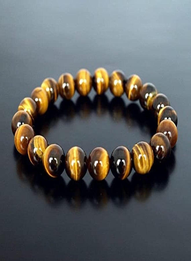 Divinity Healing Crystals Tiger Eye Beads Stretchable Bracelet. Best AAA Quality Gemstone Beads. Already Activated, Energized & Ready to wear for Best Results - Unisex Bracelet - Image 5