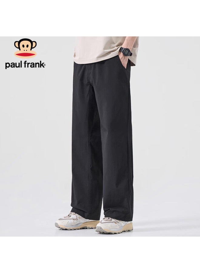 Paul Frank Men's Winter Trendy Loose Casual Pants Straight Leg Cargo Pants Khaki 3XL - Image 2