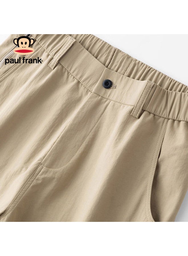 Paul Frank Men's Winter Trendy Loose Casual Pants Straight Leg Cargo Pants Khaki 3XL - Image 3