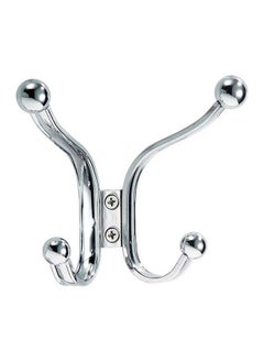 InterDesign York Lyra Wall Mount Quad Hook Silver 5.25 x 2.25 x 5 Inch 53570  - Image 2