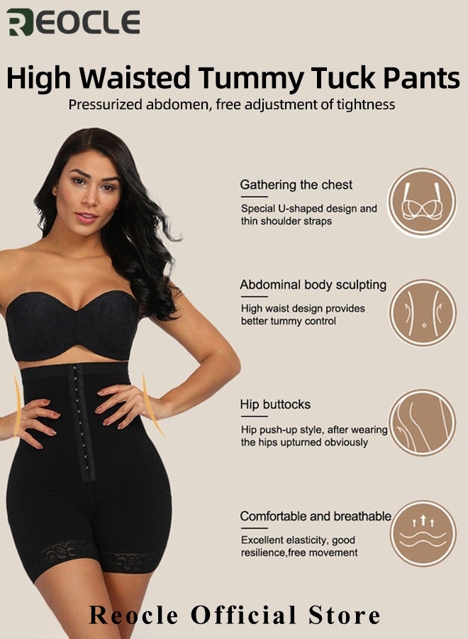 ريوكل مشدات نسائية ضيقة لتشكيل الجسم والتحكم في البطن شورت لتدريب الخصر طماق أرق - Image 2