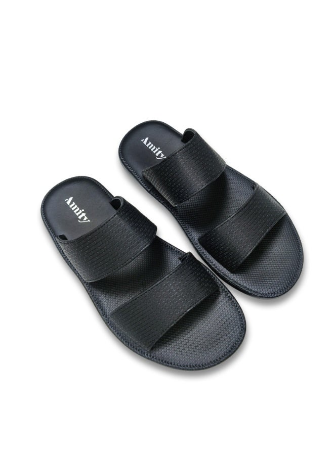 Men's Open Toe Outdoor Slides, Lightweight Breathable Non Slip Durable Summer Casual Slippers, Indoor Beach Pool Camping Daily Walking Shoes - Image 5