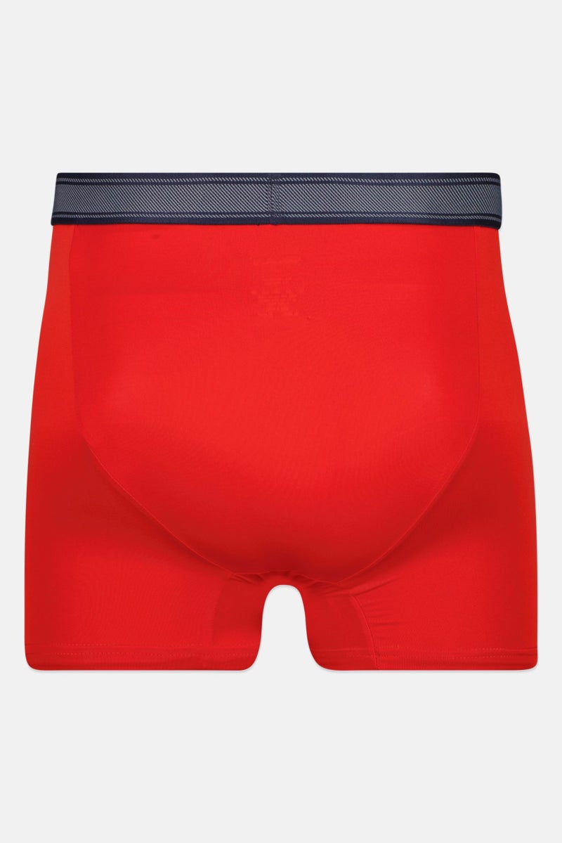 Pajar Men 3 Pieces Brand Logo Boxer Brief, Navy Combo  - Image 2
