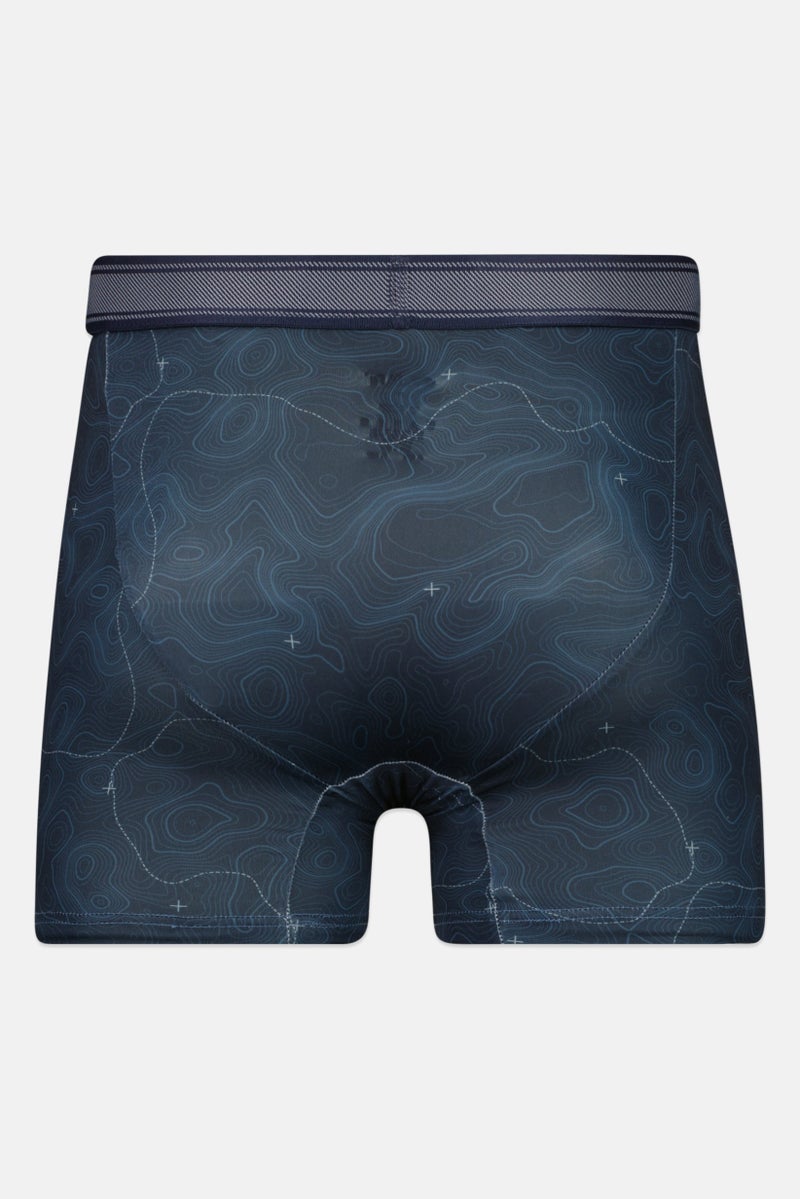 Pajar Men 3 Pieces Brand Logo Boxer Brief, Navy Combo  - Image 4