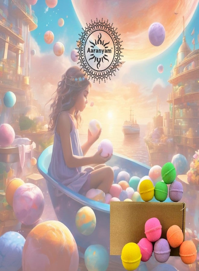 Aaranyam Mini Magic - Bath Bombs [35 gms x 10- PACK OF 2 ]– Deeply Hydrating & Moisturizing Spa-Quality Bath Bombs, Refreshing Aromatherapy for Relaxation & Skin Nourishment, 35g Each,gift for women, Christmas gift - Image 2