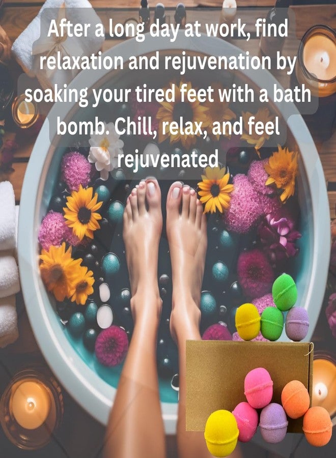 Aaranyam Mini Magic - Bath Bombs [35 gms x 10- PACK OF 2 ]– Deeply Hydrating & Moisturizing Spa-Quality Bath Bombs, Refreshing Aromatherapy for Relaxation & Skin Nourishment, 35g Each,gift for women, Christmas gift - Image 5