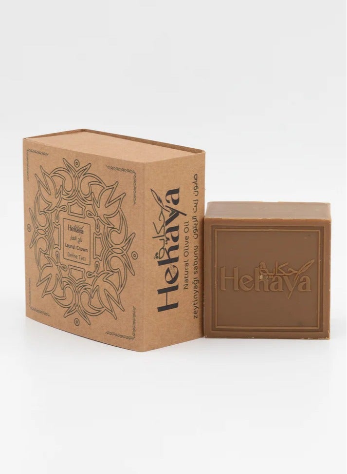 Hekaya Natural Laurel Oil Soap Bar with Organic Ingredients Vegan Soap Moisturizing Handmade for Body Face and Hair Soap Bars for Women and Men 125 Grams - Image 1