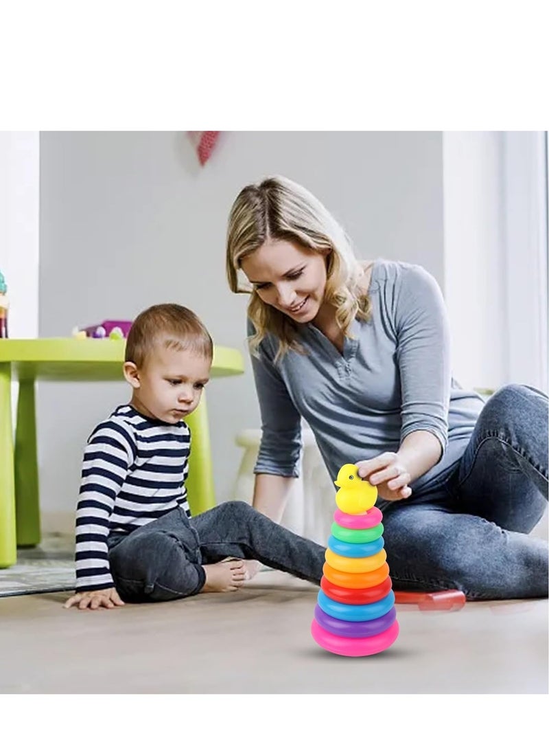 GT Toys 5833 9 Piece Spiral Ring Set and Duck Model, Plastic for Unisex Adults  - Image 4