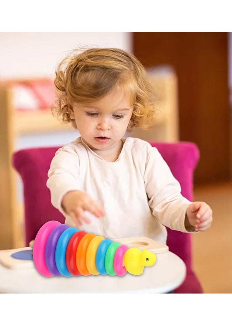 GT Toys 5833 9 Piece Spiral Ring Set and Duck Model, Plastic for Unisex Adults  - Image 5