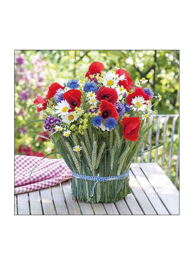 Ambiente Large Summer Bouquet Napkins - Image 1