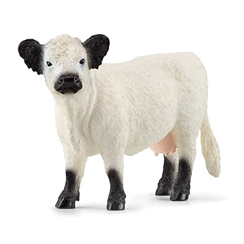 Schleich Farm World Realistic Galloway Cow Figurine Highly Detailed and Durable Farm Animal Toy Fun and Educational Play for Boys and Girls Gift for Kids Ages 3 - Image 1