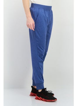 Gaiam Men Regular Fit Heather Serenity Flow Jogger Pants, Blue  - Image 2