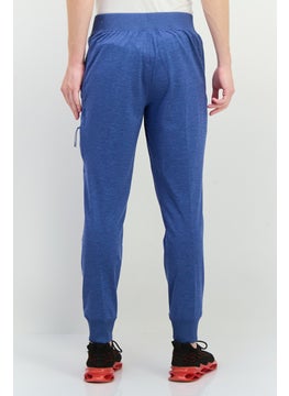 Gaiam Men Regular Fit Heather Serenity Flow Jogger Pants, Blue  - Image 3