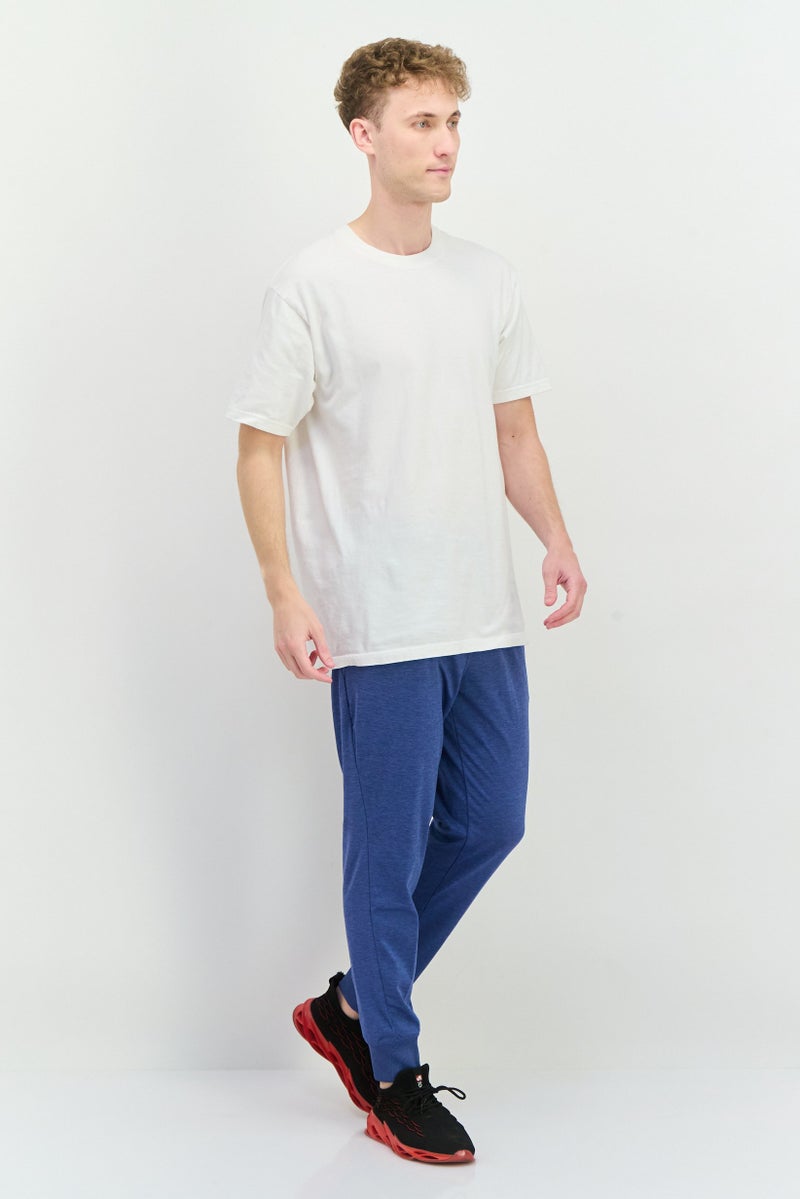 Gaiam Men Regular Fit Heather Serenity Flow Jogger Pants, Blue - Image 4