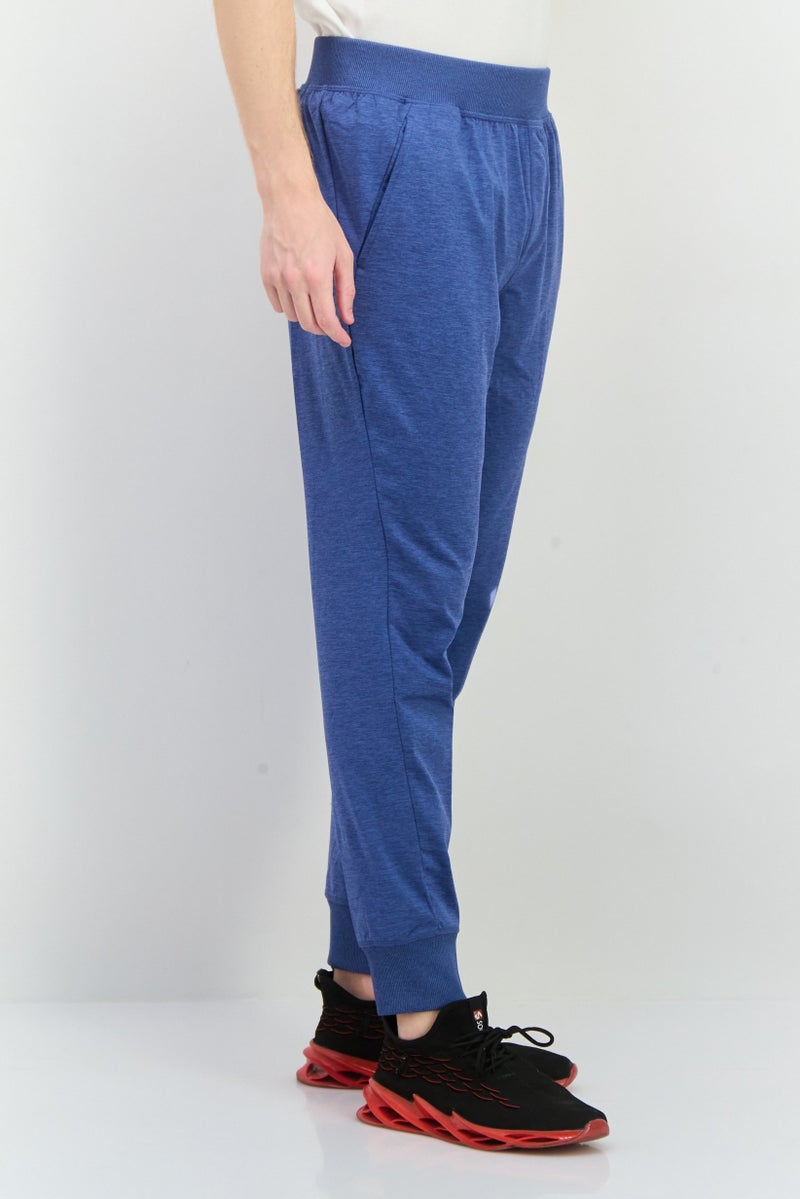 Gaiam Men Regular Fit Heather Serenity Flow Jogger Pants, Blue - Image 4
