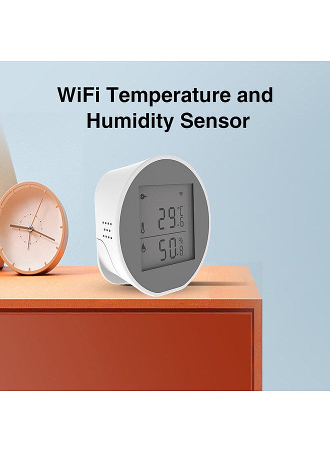 Generic - Smart WiFi Temperature Humidity Monitor Wireless Temperature Humidity Sensor TUYA APP Notification - Image 1