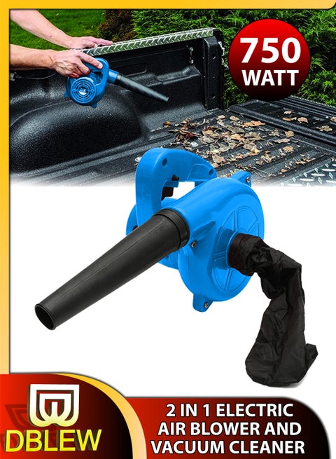 منفاخ هواء غبار وشفط توربيني بقوة 750 وات 2 في 1 ومكنسة كهربائية ومنفاخ أوراق شجر للحديقة ومرآب وأرصفة وأجهزة الكمبيوتر وتجفيف السيارات من الدرجة الصناعية أداة كهربائية منزلية