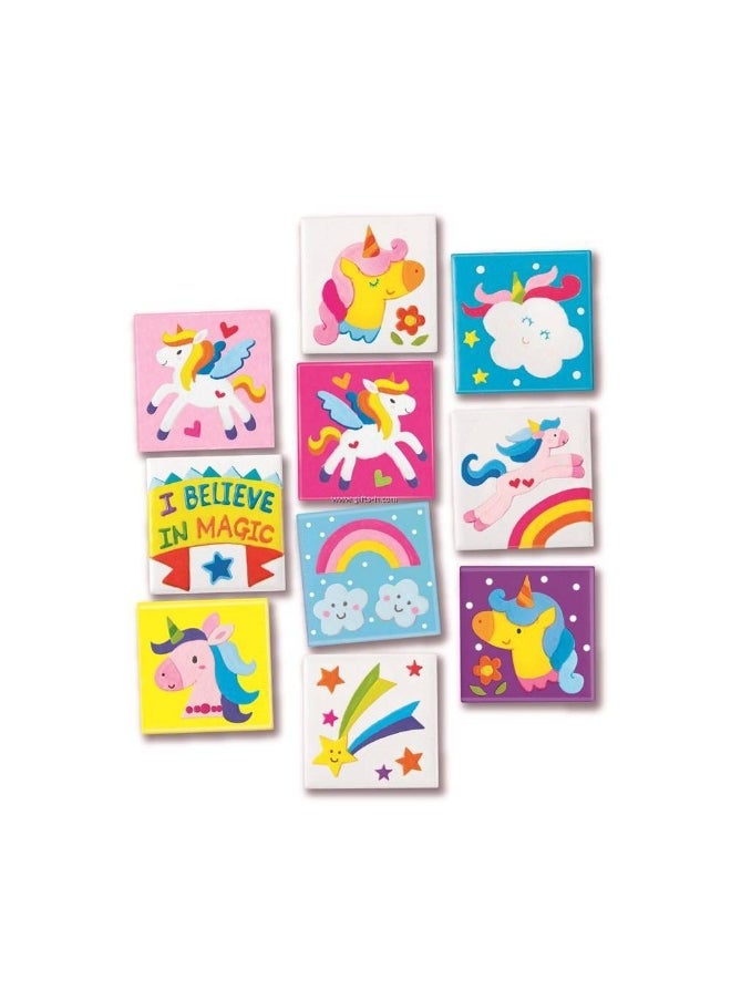 4m 4M Unicorns Mini Tile Art Set  - Image 2
