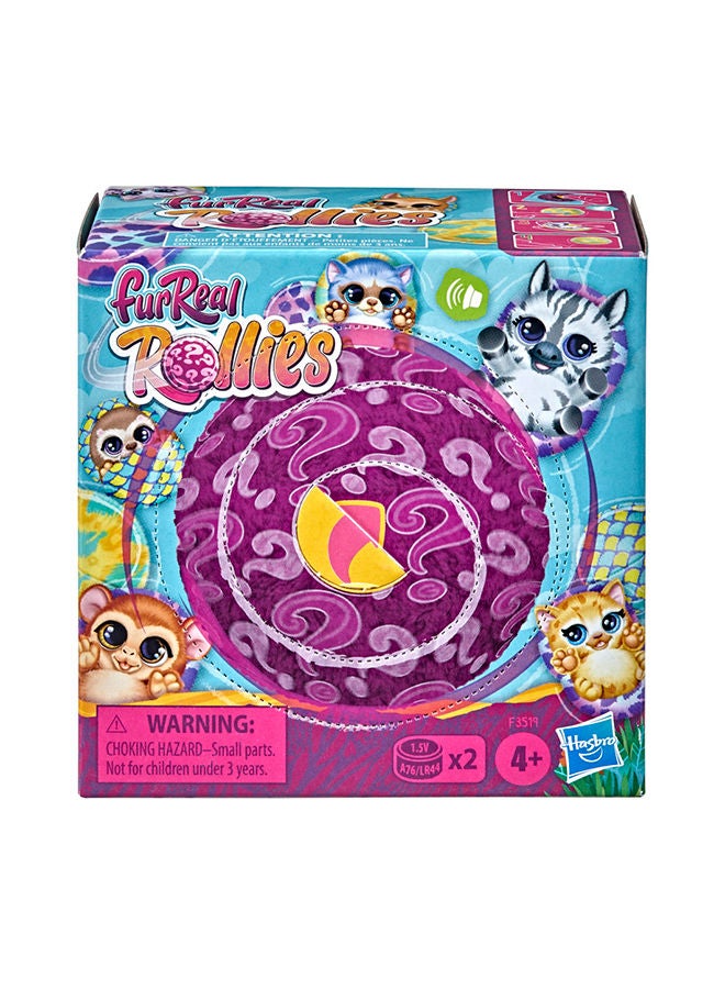 FurReal Rollies Animatronic Plush Toy, Unboxing Fun, Electronic Sounds, Surprise Accessories, 9 Different Pets To Collect, Ages 4 And Up  - Image 1