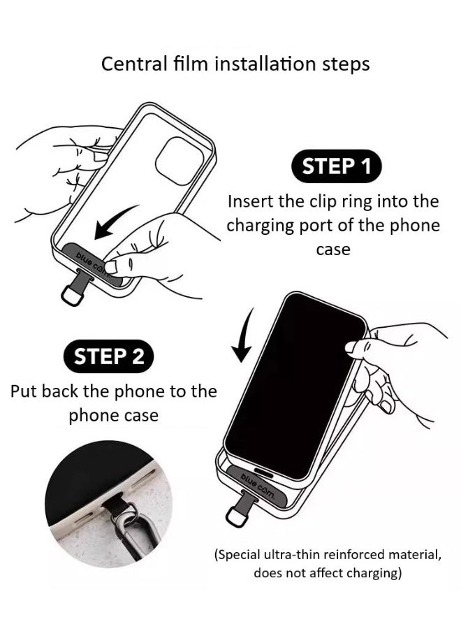 كيفية حبل هاتف عتيق فاخر بتصميم توتم | حزام طويل قابل للتعديل للتعليق على الرقبة | إكسسوار هاتف مضاد للضياع - Image 2