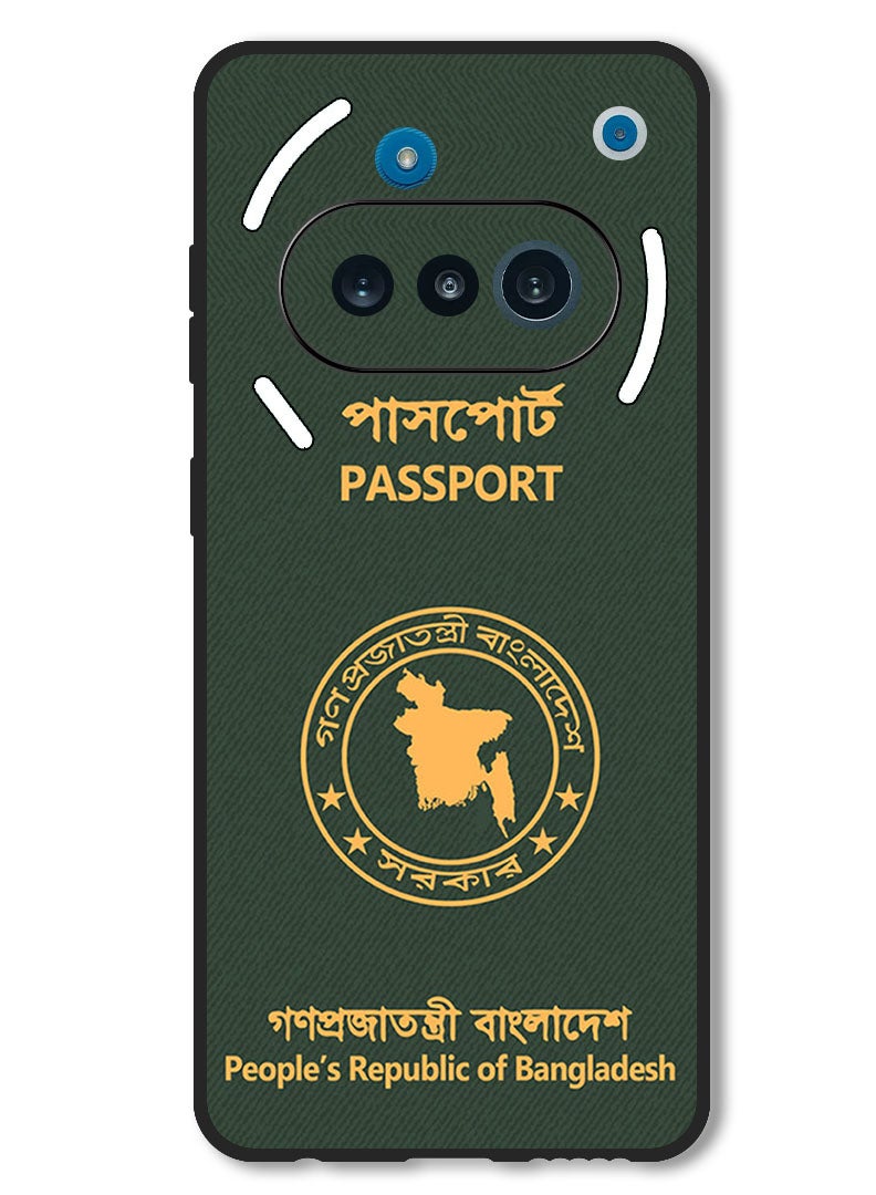 Theodor Case Compatible with Nothing Phone 3a Protection Shockproof Bumper Cover Bangladesh Passport - Image 1