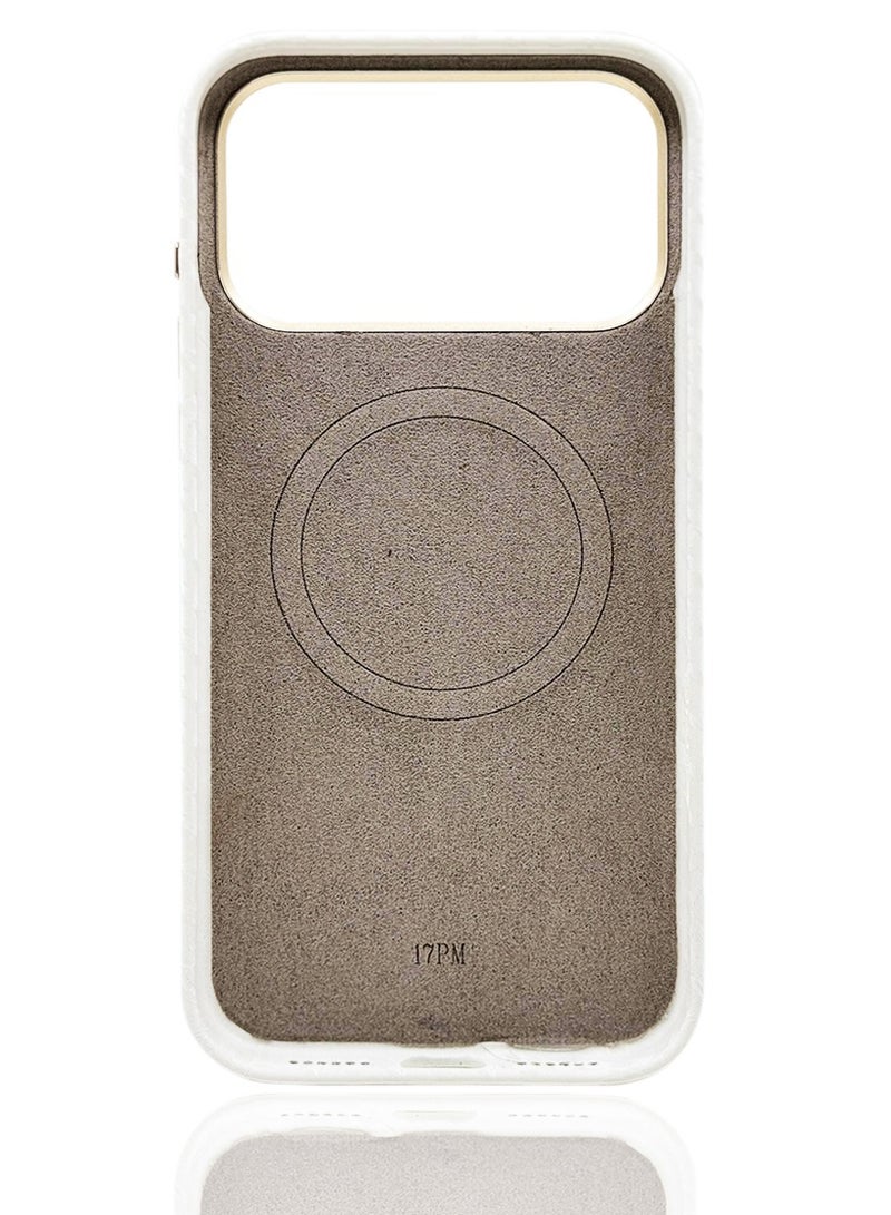 BlueFire Premium MagSafe PU Leather Case for iPhone 17 Pro Max: Slim & Elegant Shockproof Magnetic Cover with Full Wrapped Anti-Drop Protection & Seamless Wireless Charging Compatibility - Image 3