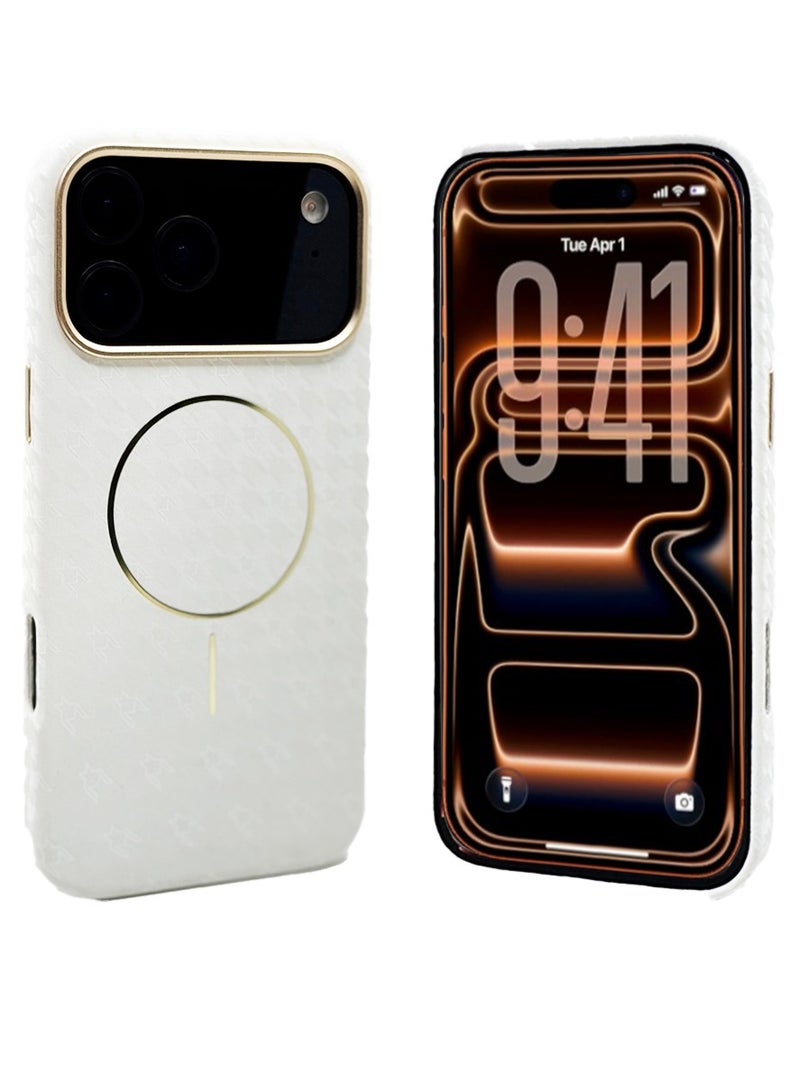 BlueFire Premium MagSafe PU Leather Case for iPhone 17 Pro Max: Slim & Elegant Shockproof Magnetic Cover with Full Wrapped Anti-Drop Protection & Seamless Wireless Charging Compatibility - Image 1