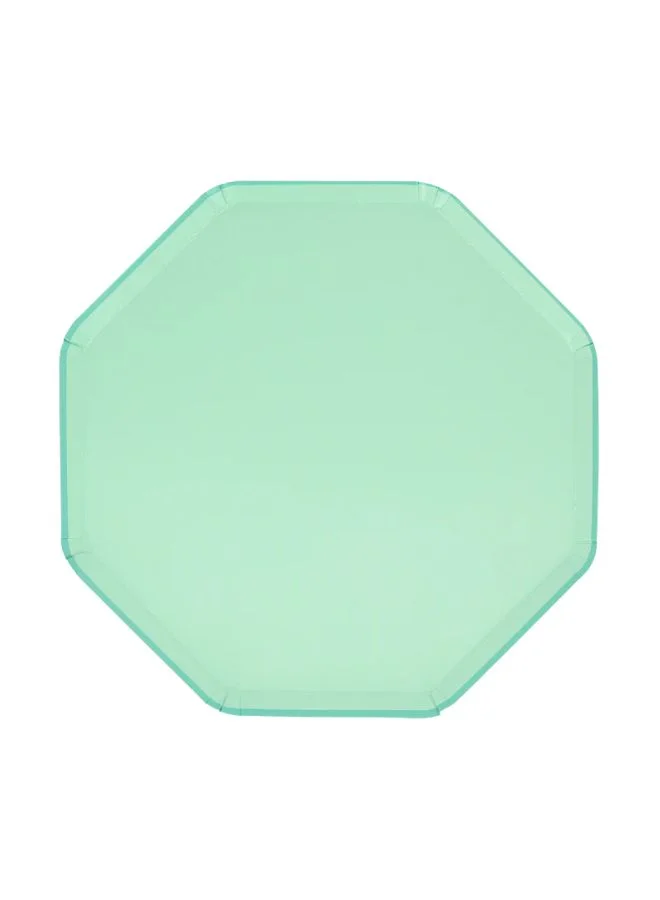 Meri Meri Sea Foam Green Dinner Plates