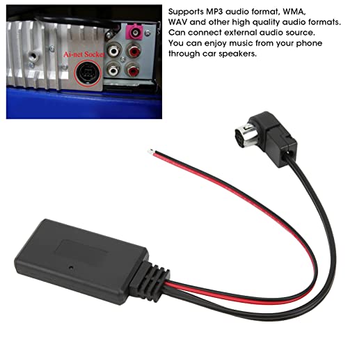 Yctze Bluetooth AUX Cable Adapter Wireless Bluetooth Module Audio Aux Adapter Cable Replacement for Alpine KCA‑121B AI‑NET CDA‑9857 CDA‑9886 CDA‑117 - Image 2