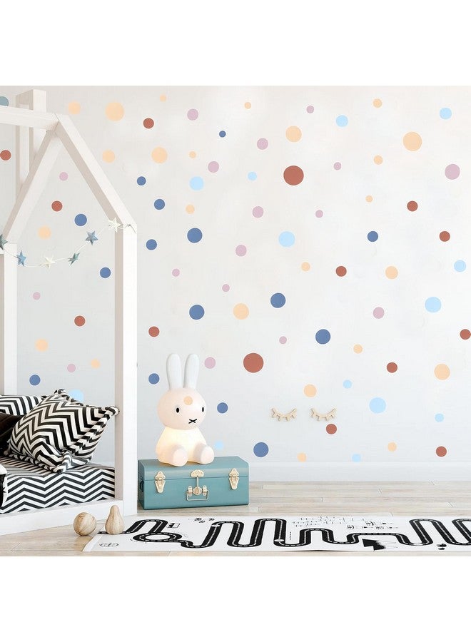 BOOMPA 10 Sheets Polka Dot Wall Decals For Kids Bedroom - Baby Room Dot Wall Stickers - Colorful Dot Wall Decals For Nursery - Boho Rainbow Wall Decals For Playroom - Removable Dot Wall Stickers For - Image 3