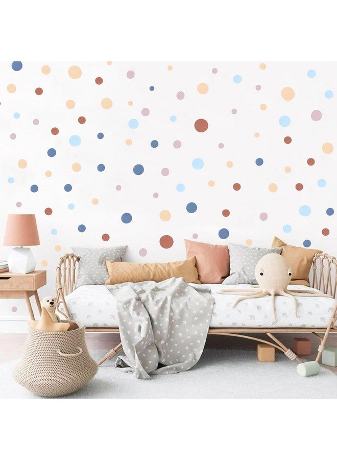 BOOMPA 10 Sheets Polka Dot Wall Decals For Kids Bedroom - Baby Room Dot Wall Stickers - Colorful Dot Wall Decals For Nursery - Boho Rainbow Wall Decals For Playroom - Removable Dot Wall Stickers For - Image 4