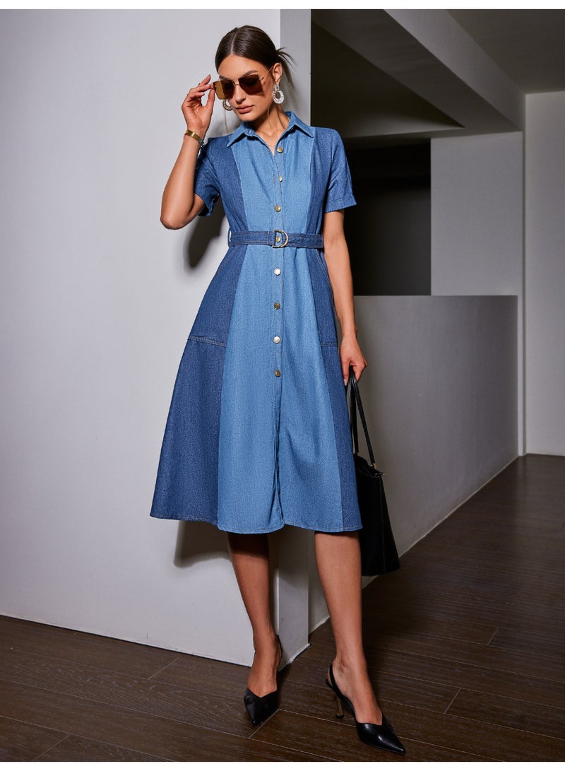 سيمبلي فستان أنيق للنساء الصيفي مزيج خفيف ومريح من القطن المثالي للمنزهات - Image 3