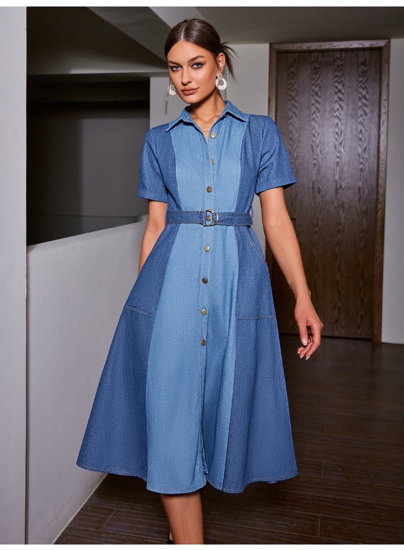 سيمبلي فستان أنيق للنساء الصيفي مزيج خفيف ومريح من القطن المثالي للمنزهات - Image 4