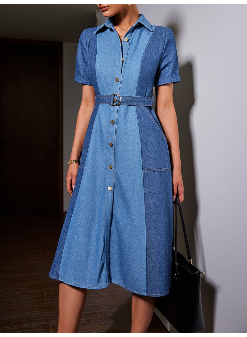 سيمبلي فستان أنيق للنساء الصيفي مزيج خفيف ومريح من القطن المثالي للمنزهات - Image 5