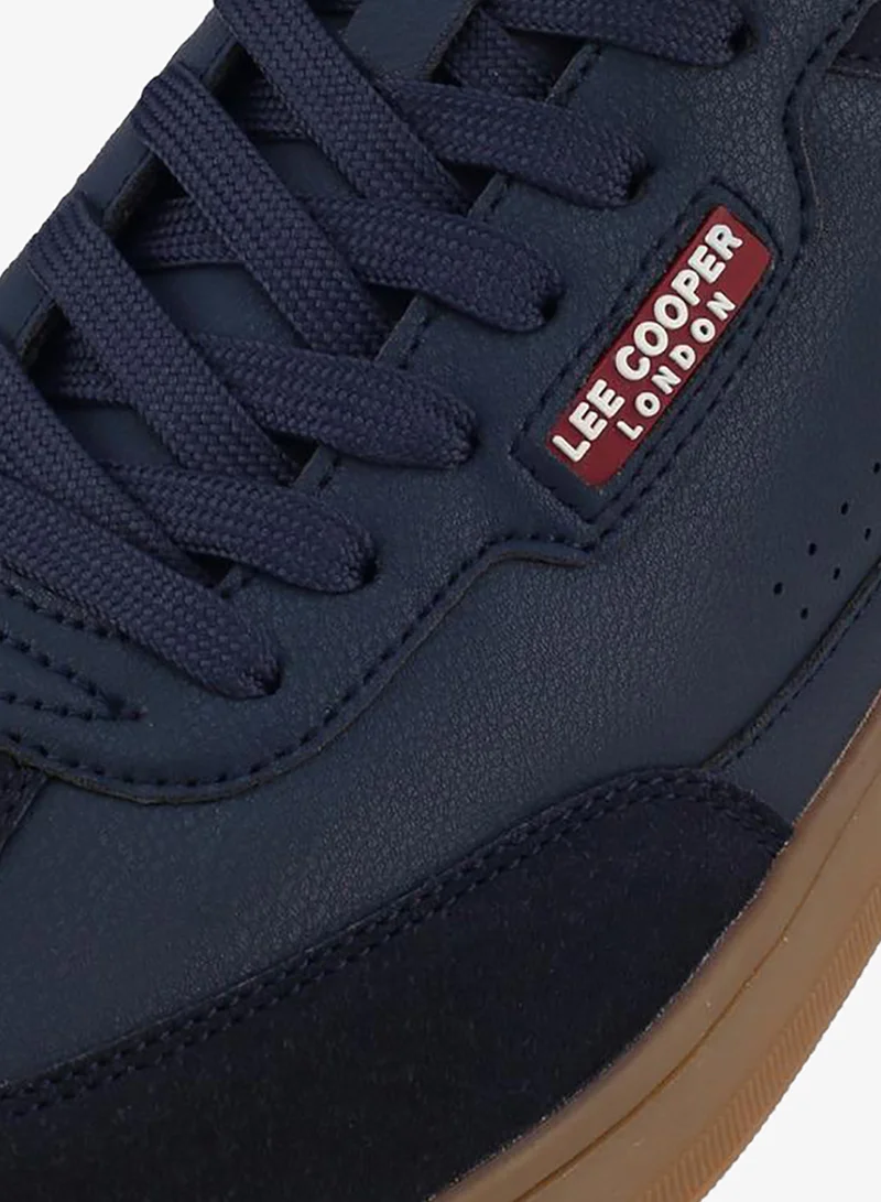 Lee Cooper NAVY Men Panelled Lace-Up Sneakers for Men | Best Price UAE