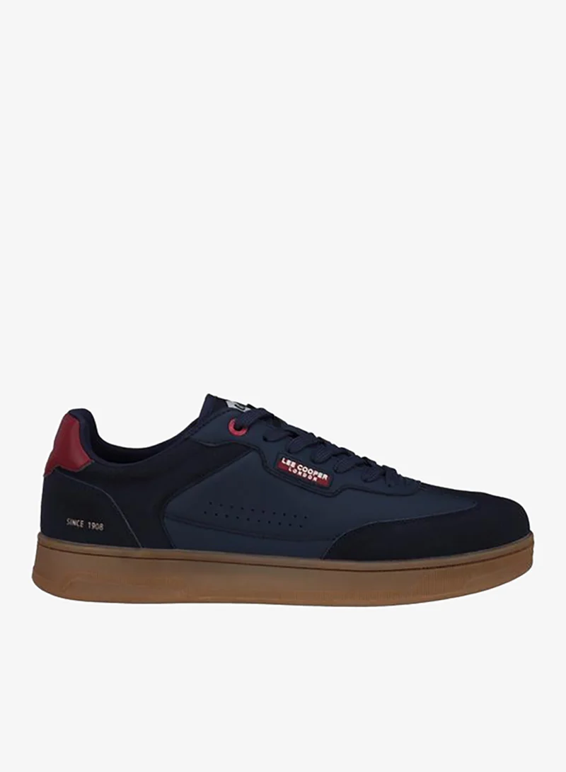 Lee Cooper NAVY Men Panelled Lace-Up Sneakers for Men | Best Price UAE