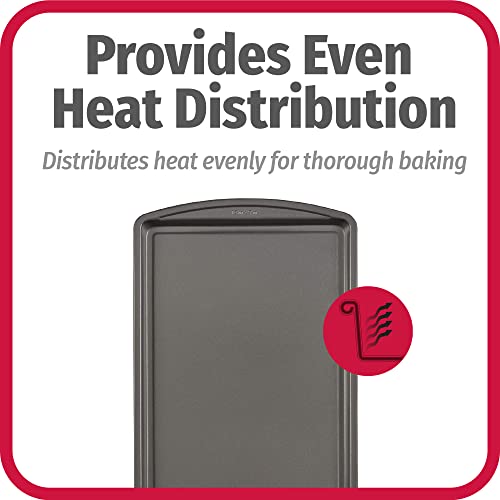 GoodCook Everyday Non-Stick Carbon Steel 9” x 13” Baking Sheet – Carbon Steel Cooking Pans, Bakeware Cookie Sheet for Baking, Oven Pan for Baked Goods & Sheet Pan Dinners - Image 2