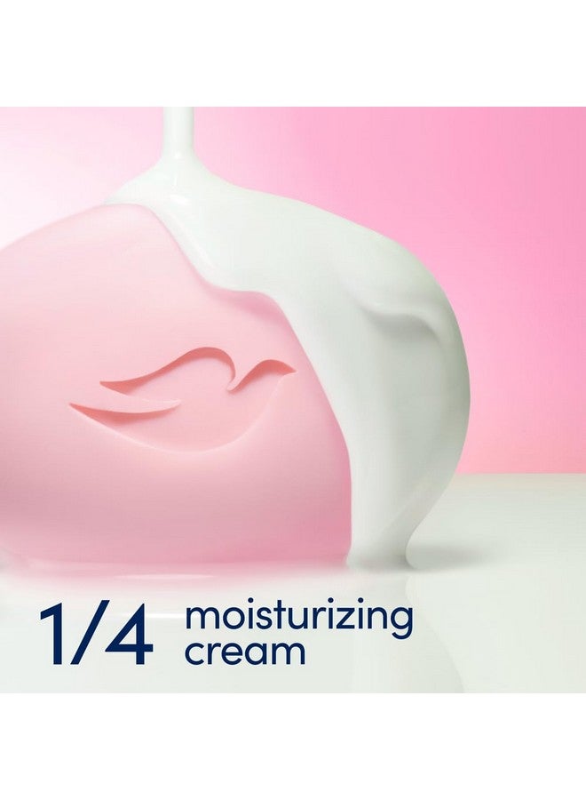 Dove حزمة قيمة من صابون الاستحمام الوردي - أكثر ترطيبًا من الصابون العادي، يعتني بالبشرة ويغسل الجراثيم، لبشرة ناعمة وسلسة ومتألقة، 25% إضافية في حزمة من 5 بوزن 125 * 5 جرام - Image 3