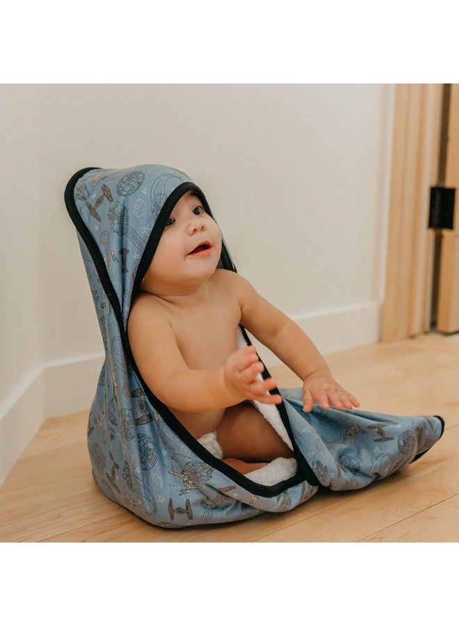 Copper Pearl Premium Knit Hooded Bath Towel Starships - Image 5