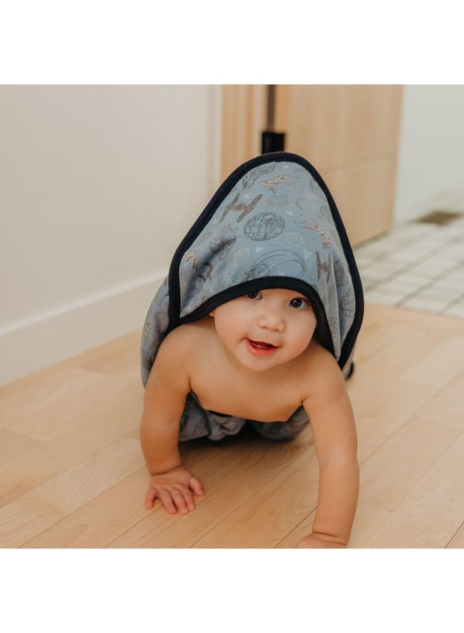 Copper Pearl Premium Knit Hooded Bath Towel Starships - Image 4