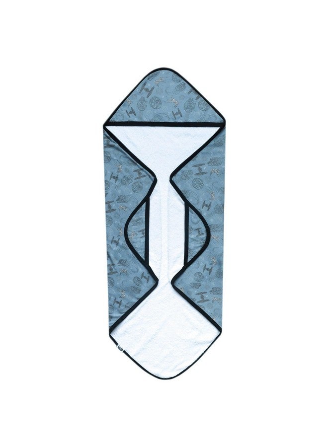 Copper Pearl Premium Knit Hooded Bath Towel Starships - Image 2