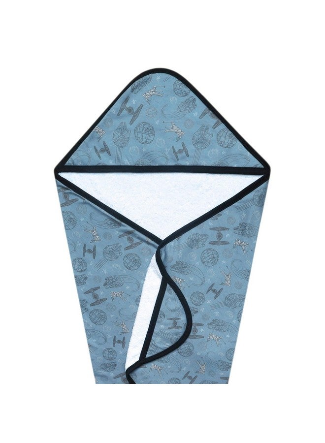 Copper Pearl Premium Knit Hooded Bath Towel Starships - Image 1