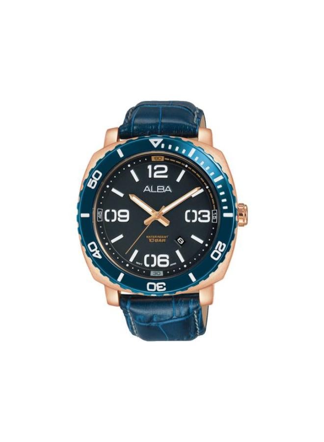 Alba Men's Analog Leather  watch AG8H96X